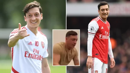 Keçmiş Arsenal ulduzu Mesut Özil dəli bədən dəyişikliyi nümayiş etdirdiyi üçün tanınmaz görünür