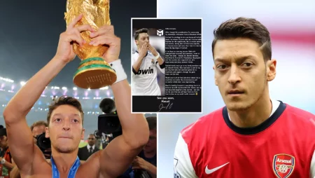 Məsut Özil 34 yaşında peşəkar futboldan getdiyini açıqlayıb